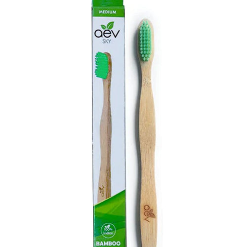 Bamboo Toothbrush (Sky) Regular S-Curve