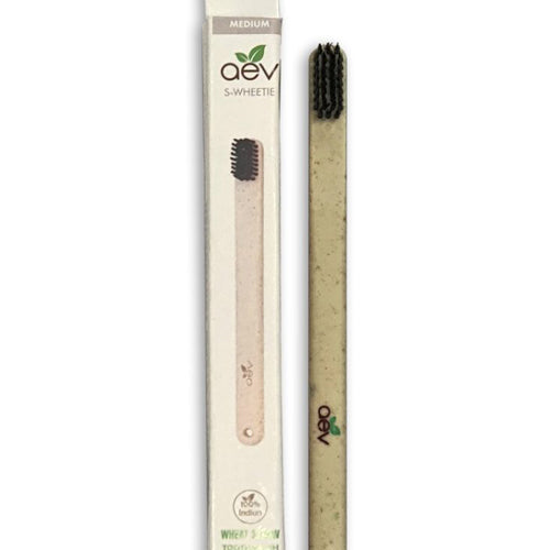 Bamboo Toothbrush (S-Wheatie) Wheat Straw